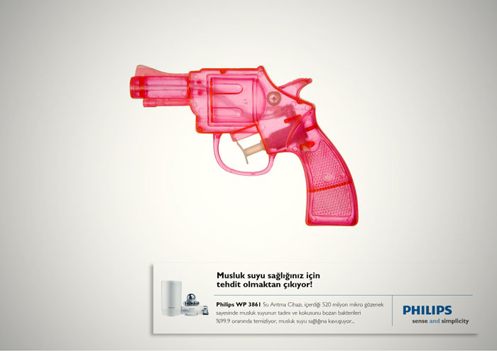 Tap water, is not a threat for you anymore Print Advertisement