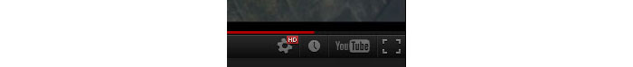 Youtube - The settings icon spins when you change quality of the video until it stabilizes. 