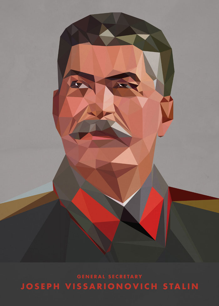 Low-Poly J. V. Stalin