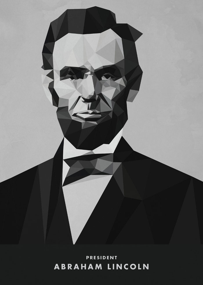 Low-Poly Abraham Lincoln