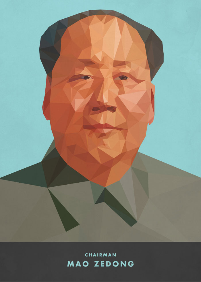 Low-Poly Mao Zedong