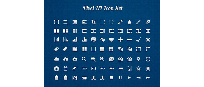 Pixel UI Icon Set for Inspiration and download