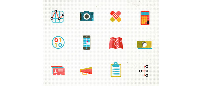 Icons (representing departments for job listings) for Inspiration and download