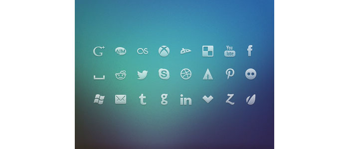 Social Network Icons for Inspiration and download