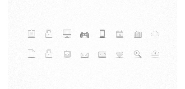 Soft Media Icons Set Vol 1 for Inspiration and download