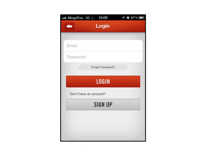 Interesting Mobile Logins To Inspire You For Your UI Projects 13