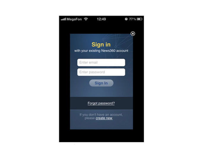 Interesting Mobile Logins To Inspire You For Your UI Projects 20