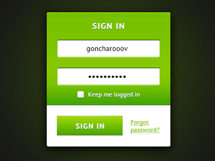 Interesting Mobile Logins To Inspire You For Your UI Projects 28