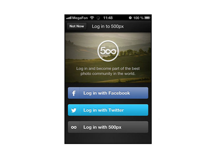Interesting Mobile Logins To Inspire You For Your UI Projects 5