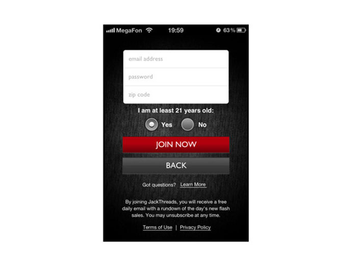 Interesting Mobile Logins To Inspire You For Your UI Projects 6