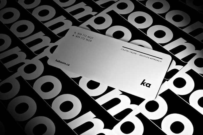 Kaboom Communication Design Business Card Print Inspiration