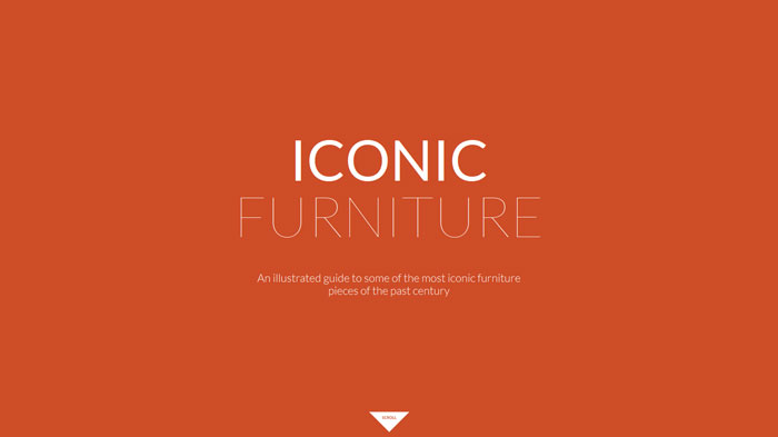 iconic-furniture.com One Page Website Design