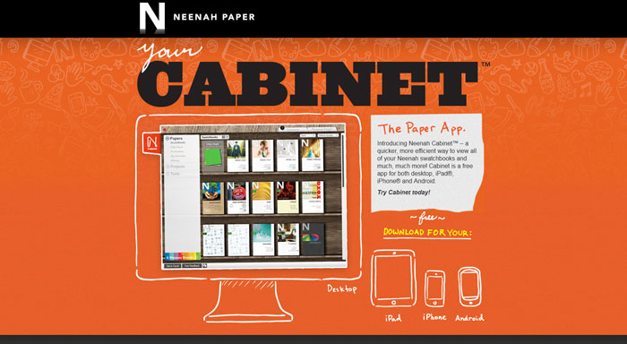 neenahcabinet.com One Page Website Design