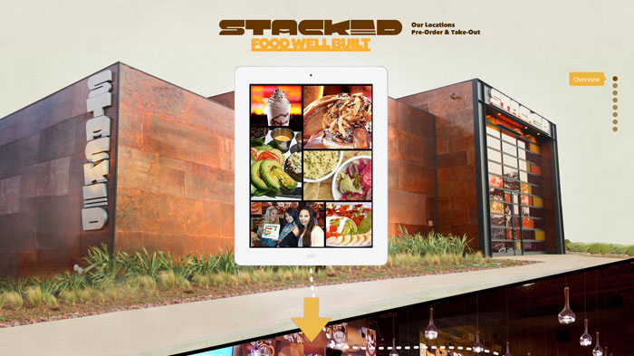 stacked.com One Page Website Design