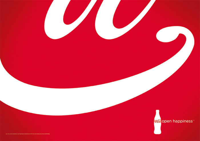 Coca-Cola open happiness Print Advertisement