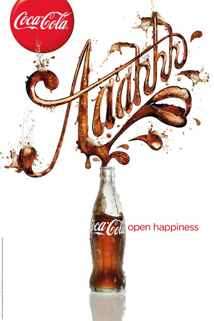 Coca-Cola: Open happiness Print Advertisement