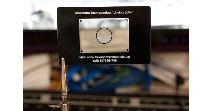 Alexandra Stamopoulou Photography Business card