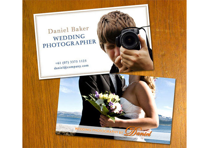 Wedding Photographer Business card