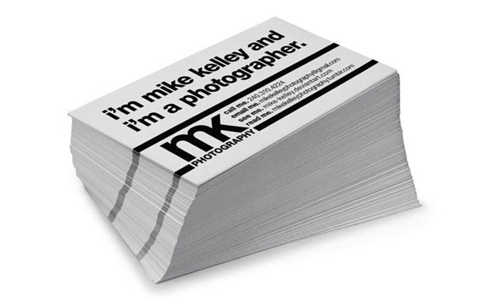 Mike Kelley Photography Business card