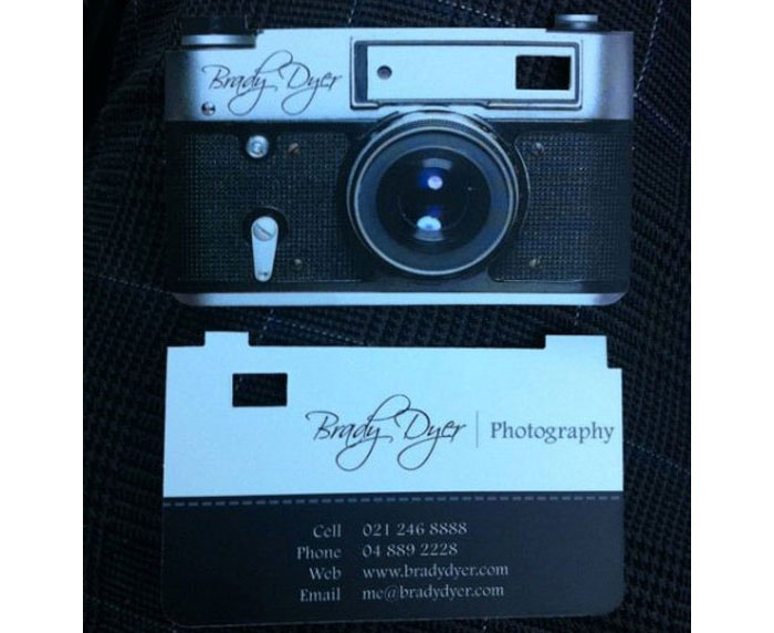 Brady Dyer Photography Business card