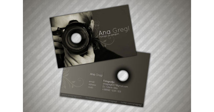 Ana Gregl Photography Business card