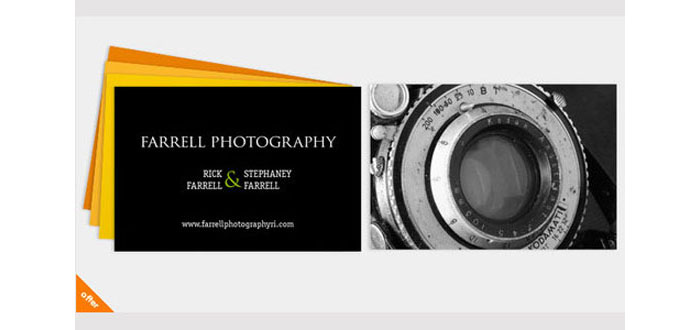 Farrell Photography Business card