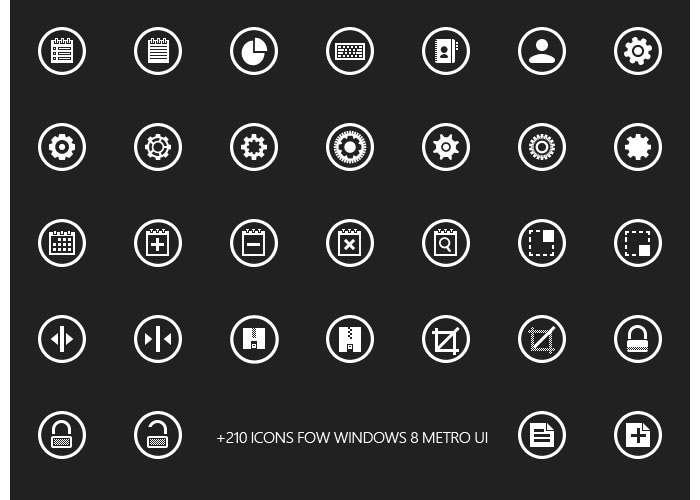 Metricons Windows 8 Icon Set