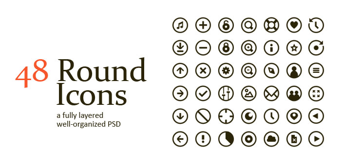 Round icons