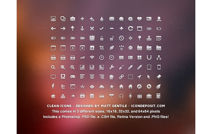 Clean Icons
