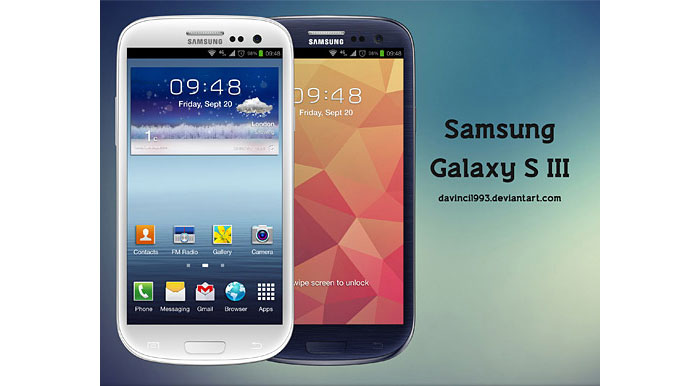 Samsung Galaxy S III Mockup Design