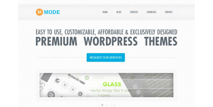 Mode – Web Template (PSD)