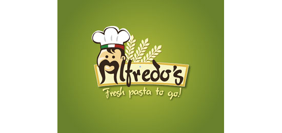 Alfredo's Restaurant Logo Design