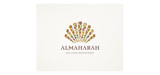 Almaharah Seafood Restaurant Logo Design