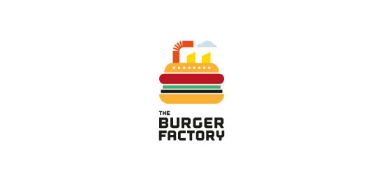Burger Factory Restaurant Logo Design