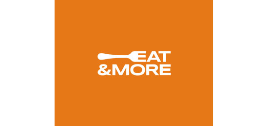 Eat & More Restaurant Logo Design
