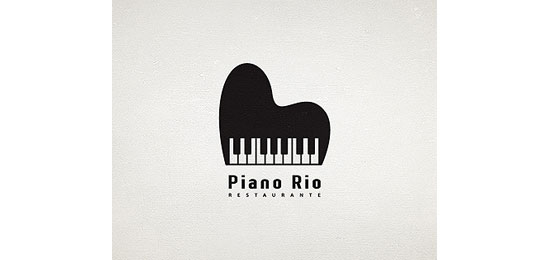 Piano Rio Restaurant Logo Design