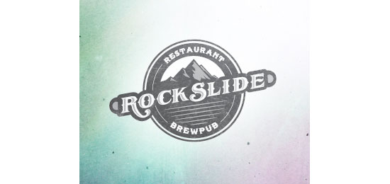 Rockslide Restaurant Logo Design