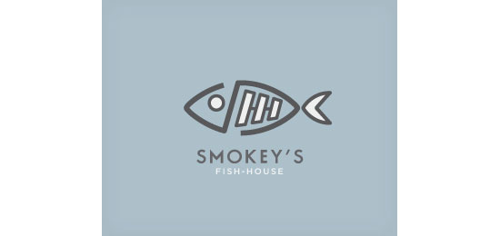 Smokey's Fish-House Restaurant Logo Design