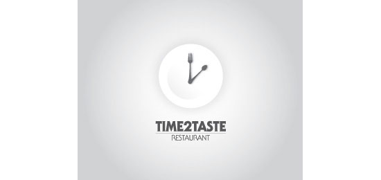 Time2Taste Restaurant Logo Design