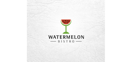 Watermelon Bistro Restaurant Logo Design