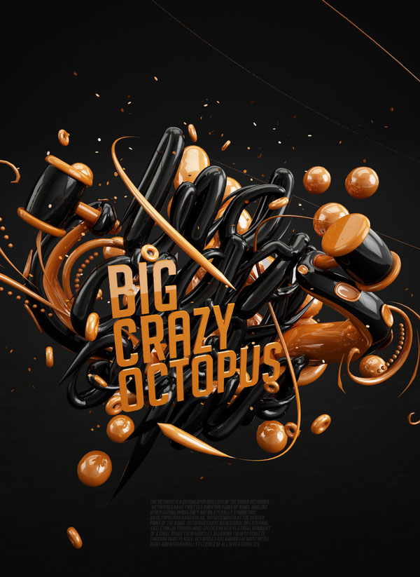 Big Crazy Octopus Russian Design Inspiration