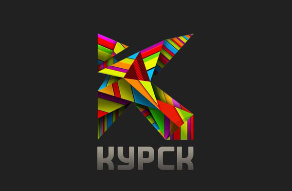 Logo of the city of Kursk. Case Two Russian Design Inspiration