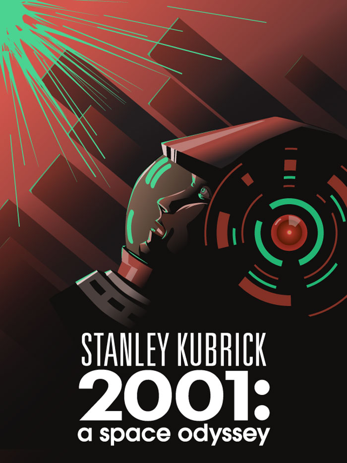 2001 Sci Fi Vector Illustration