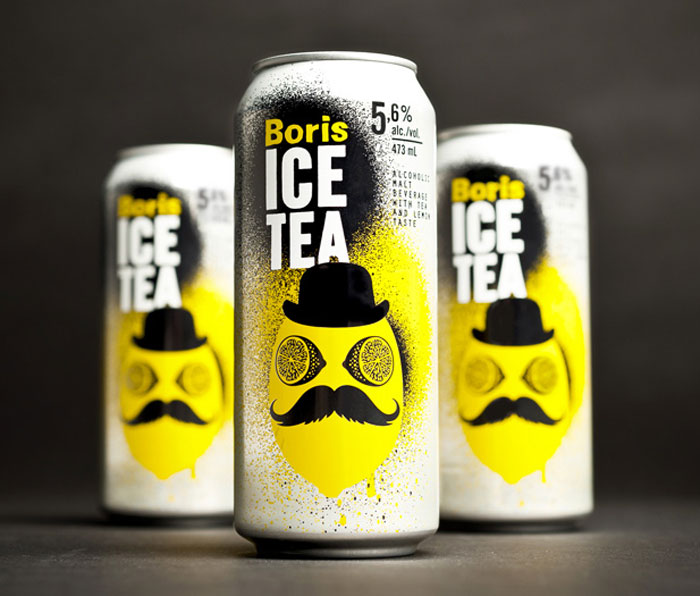 Boris Ice Tea Package design