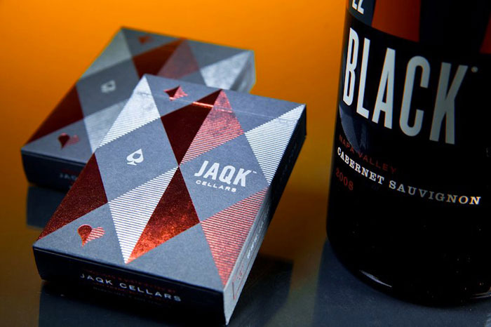 JAQK Signature Playing Cards Package design