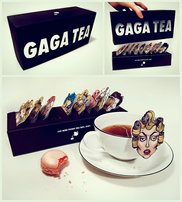 Gaga Tea Package design