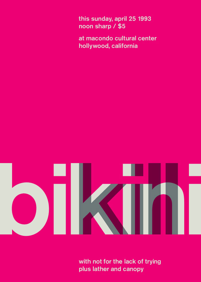 Bikini Kill poster