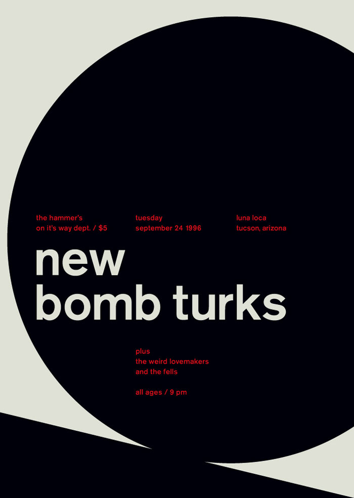 New Bomb Turks poster