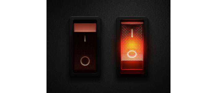 Lighted Rocker Switch V2 User interface Design Inspiration