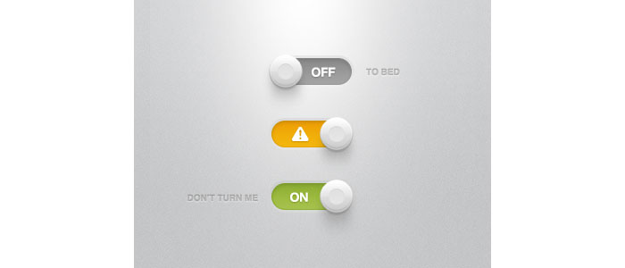 Buttons, Lights & Shadows User interface Design Inspiration